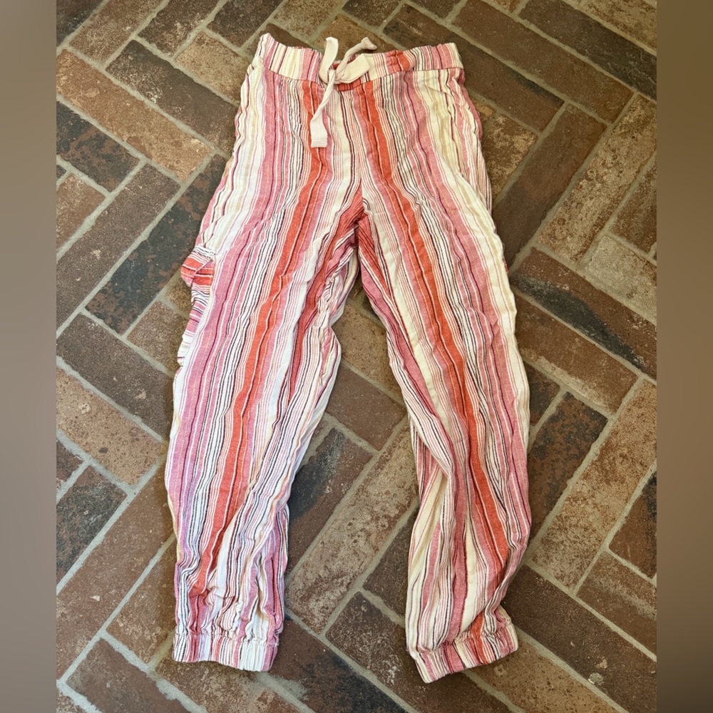 Striped Kids Pants with Elastic Waist